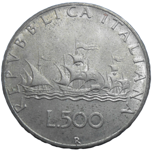 Taliansko 500 Líra 1966