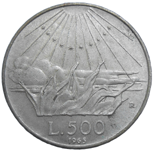 Taliansko 500 Líra 1965