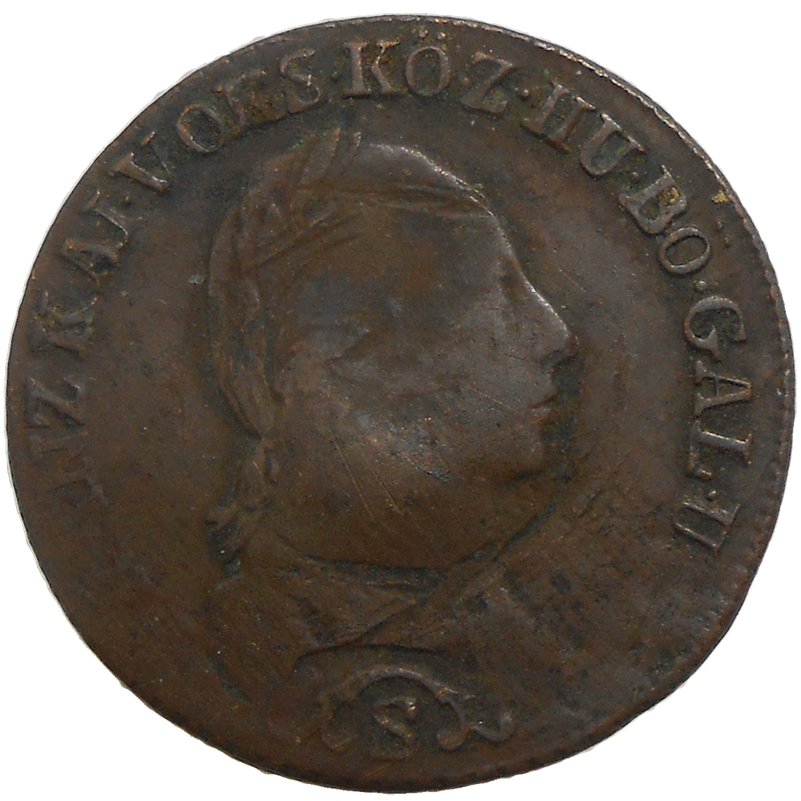 František II. 1/2 grajciar 1812 S František II. 1/2 grajciar 1812 S