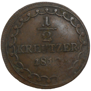 František II. 1/2 grajciar 1812 S