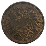 František Jozef I. 1 Heller 1895 bz