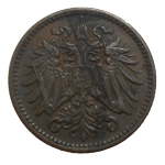 František Jozef I. 1 Heller 1909 bz