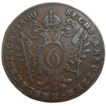 František II. 6 grajciar 1800 B