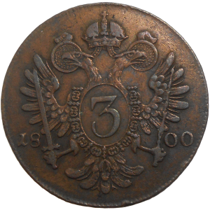 František II. 3 grajciar 1800 S