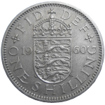Veľká Británia 1 Shilling 1960