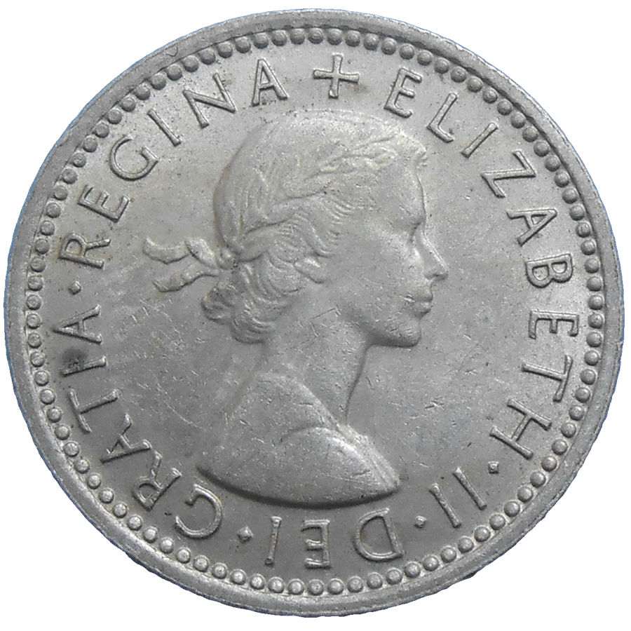 Veľká Británia 6 Pence 1961 Veľká Británia 6 Pence 1961