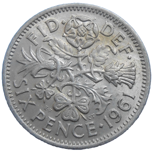 Veľká Británia 6 Pence 1961
