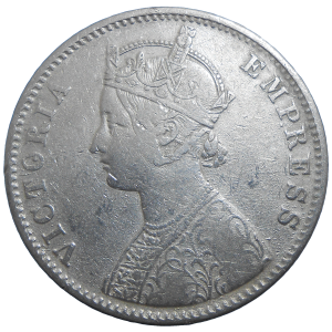 India 1 Rupee 1891