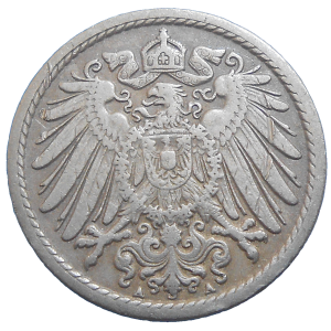 Nemecko 5 Pfennig 1907 A