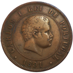 Portugalsko 20 Reis 1891