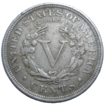 USA 5 Cents 1906