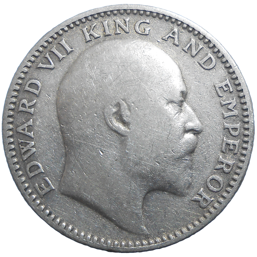 India 1/2 Rupee 1910 India 1/2 Rupee 1910