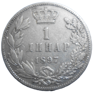 Srbsko 1 Dinar 1897