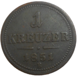 František Jozef I. 1 grajciar 1851 B