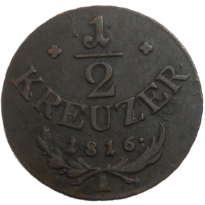 František II. 1/2 grajciar 1816 A