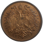 František Jozef I. 2 Heller 1907 bz