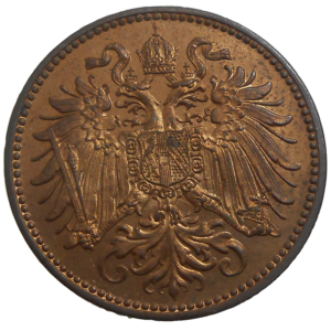 František Jozef I. 2 Heller 1907 bz