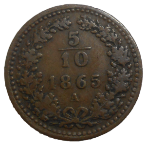 František Jozef I. 5/10 grajciar 1865 A