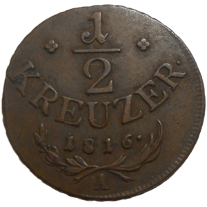 František II. 1/2 grajciar 1816 A