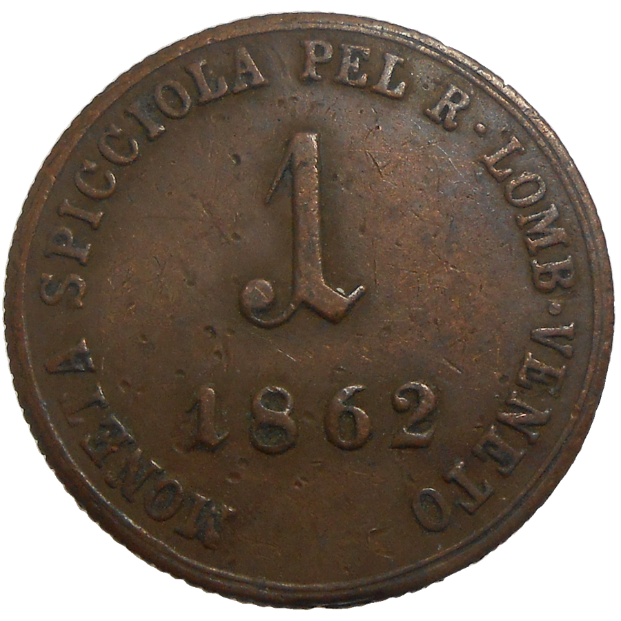 František Jozef I. 1 Soldo 1862 V František Jozef I. 1 Soldo 1862 V