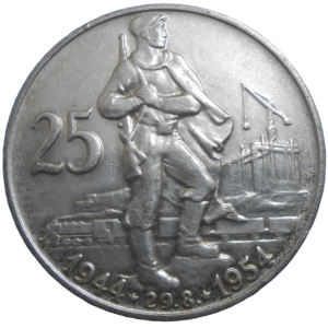 25 KČS 1954 10. výročie SNP