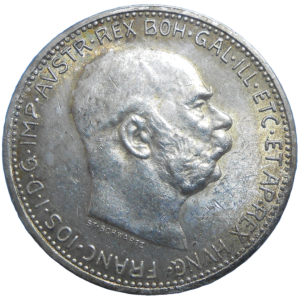 František Jozef I. 1 koruna 1915 bz