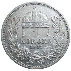 František Jozef I. 1 koruna 1912 KB