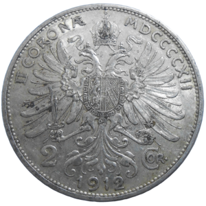 František Jozef I. 2 Koruna 1912 bz