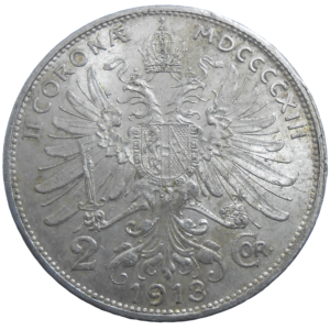František Jozef I. 2 Koruna 1913 bz