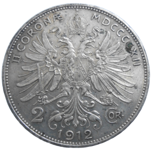 František Jozef I. 2 Koruna 1912 bz
