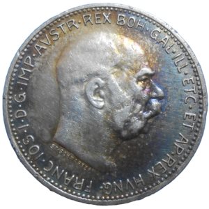 František Jozef I. 1 koruna 1914 bz