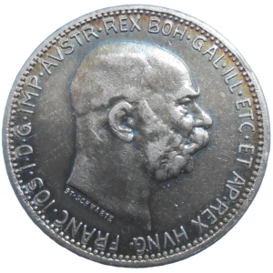 František Jozef I. 1 koruna 1915 bz