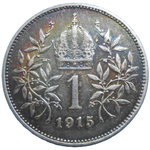 František Jozef I. 1 koruna 1915 bz