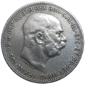 František Jozef I. 1 koruna 1912 bz