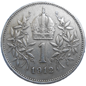František Jozef I. 1 koruna 1912 bz