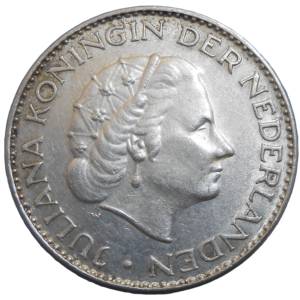 Holandsko 1 Gulden 1966