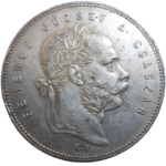 František Jozef I. 1 zlatník 1869 KB