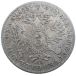 František II. 3 grajciar 1833 C