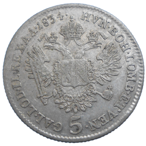 František II. 5 grajciar 1834 A