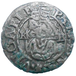 Maximilián II. Denár 1578 KB