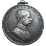 František Jozef I. Strieborná medaila za statočnosť