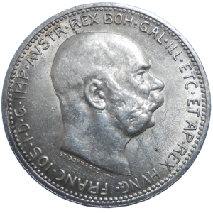 František Jozef I. 1 koruna 1915 bz