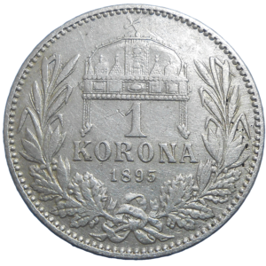 František Jozef I. 1 koruna 1895 KB
