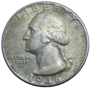 USA Quarter Dollar 1946