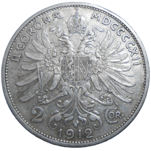 František Jozef I. 2 Koruna 1912 bz