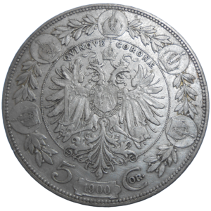 František Jozef I. 5 Koruna 1900 bz