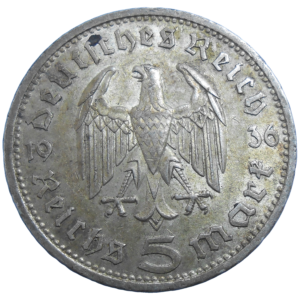 Nemecko 5 Mark 1936 A