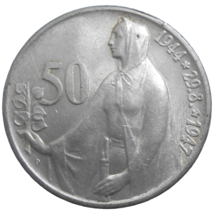 50 KČS 1947 3. výročie SNP