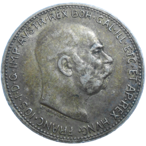 František Jozef I. 1 koruna 1914 bz