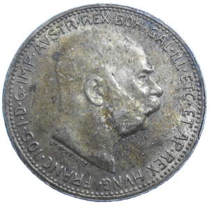 František Jozef I. 1 koruna 1914 bz